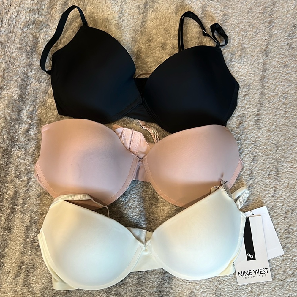 3 Pack Nine West Bras (size 34C)